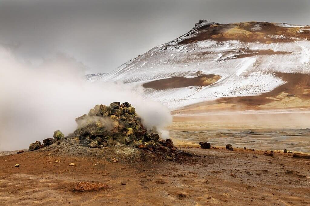active volcanic area in North West Iceland luxury escape.
