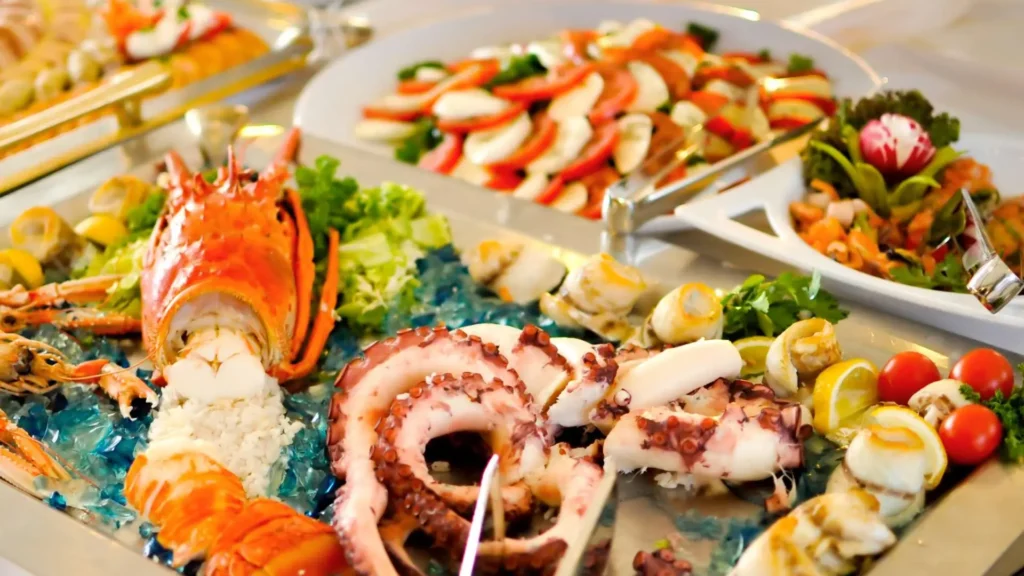 Sea food fish-district