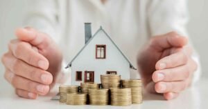 house model with coins