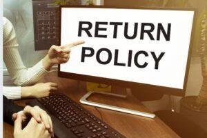 return policy
